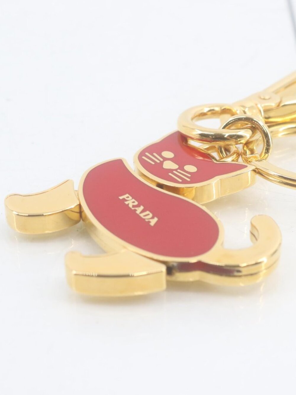 Prada Cat Bag Charm in Box